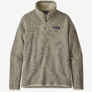 Patagonia's Women's Better Sweater 1/4-Zip Fleece, Pelican colour, Size XS